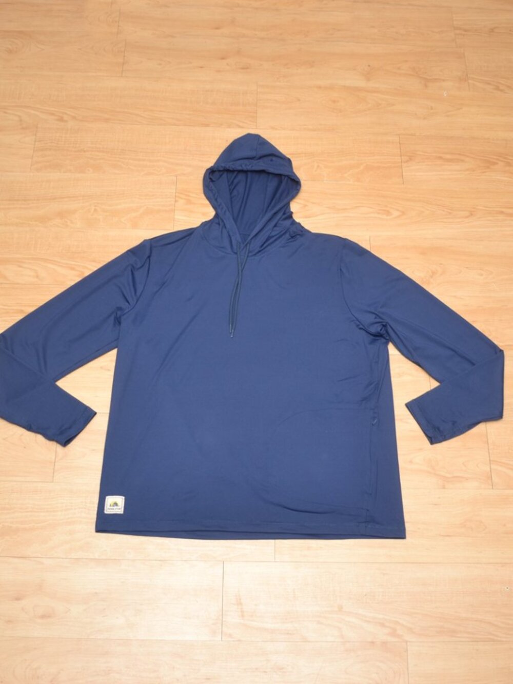 Pendleton‎ Active Hoodie Shirt Mens XL Athletic Stretch Moisture Wicking Blue